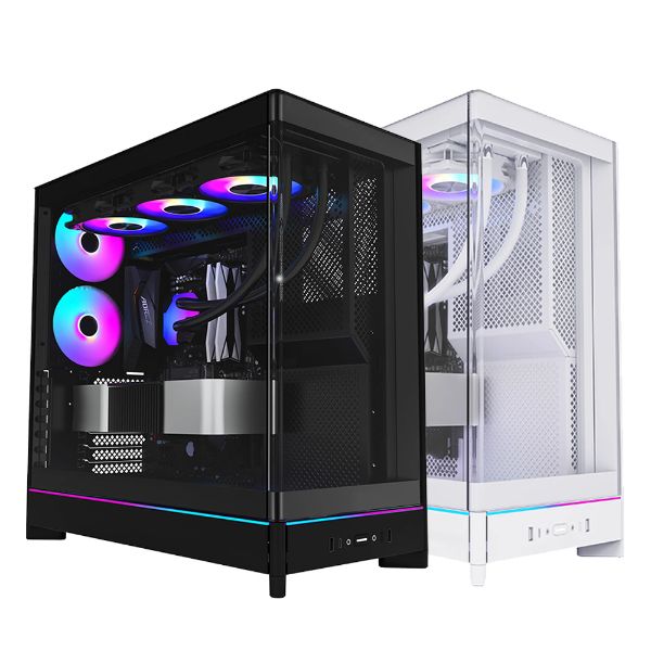圖片 【MONTECH】君主 HS02 PRO 全景玻璃電腦機殼 (支援 ATX/Type-C/顯卡420mm/塔散175mm)