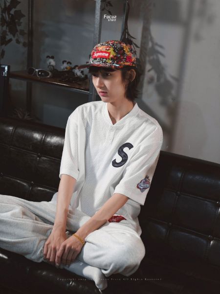 【Focus Store】Supreme SS25 Week15 S Logo Baseball Henley