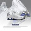 NICEDAY 代購 Nike Shox R4 白銀 銀白 復古 彈簧鞋 氣墊 深藍 科技 未來感 HQ1988-102