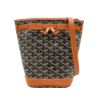 圖片 Goyard Petit Flot 塗料帆布束繩水桶包(黑/棕)
