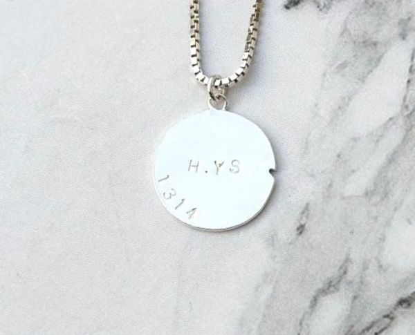 圖片 【手工客製銀飾】敲敲愛 | 手工純銀 男生項鍊 | 大員囡仔