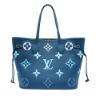 圖片 Louis Vuitton Neverfull 壓紋牛皮漸層手提托特包-中(M46514-漸層藍)
