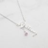 圖片 【姓名項鍊】命運 x 命中注定 純銀客製手工項鍊 | 大員囡仔