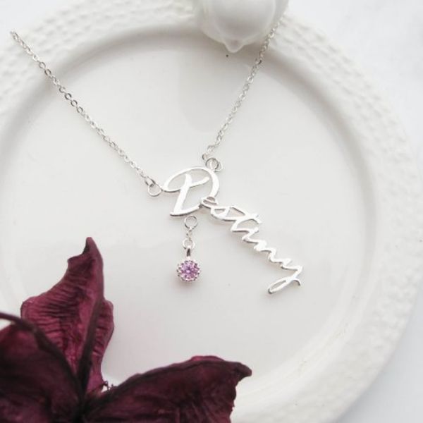 圖片 【姓名項鍊】命運 x 命中注定 純銀客製手工項鍊 | 大員囡仔