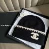 圖片 Chanel 黑白熊貓毛帽