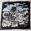 圖片 Chanel 25a早秋手工坊山河圖方巾