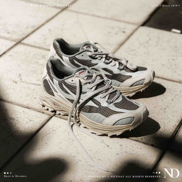 NICEDAY 代購 Mizuno Racer Adventure 奶油灰 米白 灰 菸灰 復古 工裝 機能鞋 登山鞋 D1GH241209