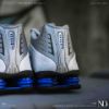 NICEDAY 部分現貨 Nike Shox R4 Orlando 銀藍 銀色 藍色 深藍 白銀 彈簧鞋 男鞋 HQ1988-100