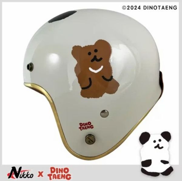 圖片 【台中硬了安全帽】NIKKO N401 DINOTAENG 世界上最快樂的短尾矮袋鼠 聯名款 新品 公司貨 含稅