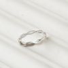 圖片 【純銀戒指】麻花珠橢圓 925純銀女戒 尾戒 | 大員囡仔