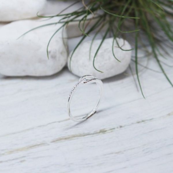 圖片 【美鑽銀飾】 著迷 | 鋯石 925純銀戒指 尾戒 | 大員囡仔