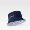 圖片 《現貨最低特價 》Louis Vuitton LV League Striped 雙面漁夫帽