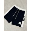 圖片 Thom Browne 新款 經典拼接 深藍白配色 男生 短褲