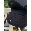 圖片 Dior Saddle 郵差包 經典新款 黑色老花設計 馬鞍包 側背包