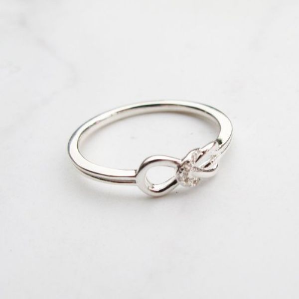 圖片 【美鑽銀飾】無限鑽 | 鋯石 925純銀戒指 尾戒 | 大員囡仔