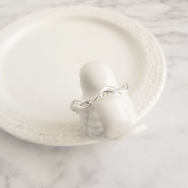 圖片 【純銀戒指】纏繞 | 麻花x圓珠 925純銀女戒 | 大員囡仔