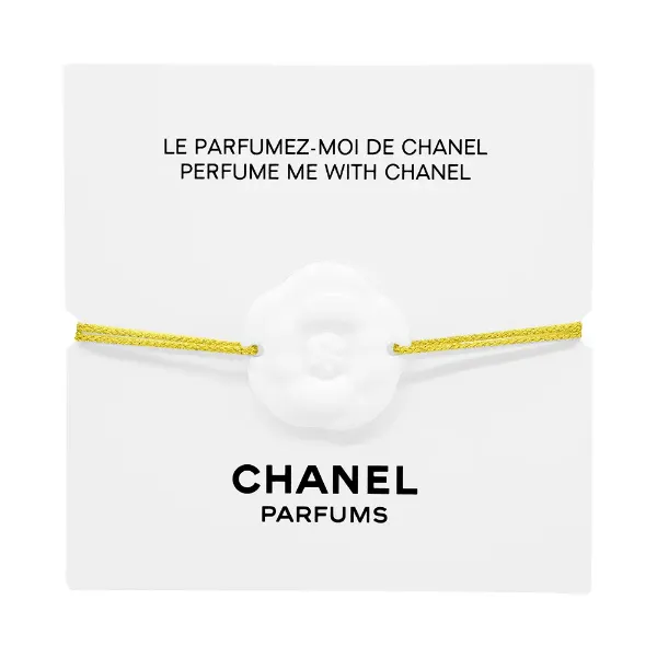 圖片 CHANEL 香奈兒美妝  山茶花白色陶瓷手環