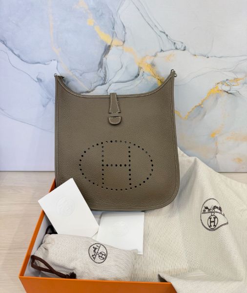 圖片 「M.Y精品」 Hermès evelyne 29 大象灰 金扣