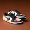 圖片 鞋教 Nike Air Jordan 1 Low OG "PSG Paris Saint-Germain" 巴黎聖日耳曼 聯名 黑米紅 HF8828-100