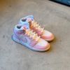 圖片 鞋教 Nike Air Jordan 1 Mid GS "Pink Foam Fire Red" 情人節 白粉 女款 DQ8423-608