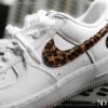 NICEDAY 代購 SUPREME x Nike Air Force 1 聯名 豹紋 花紋 棕色 摩卡勾勾 限量 IM3483-100