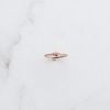 圖片 【美鑽銀飾】閃亮愛心 |玫瑰金鋯石 925純銀戒指 尾戒| 大員囡仔