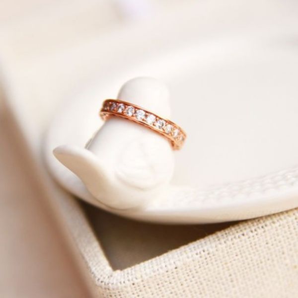 圖片 【美鑽銀飾】滿鑽 | 純銀電鍍玫瑰金 鋯石氣質滿鑽戒指 | 大員囡仔