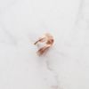 圖片 【手工客製銀飾】自由 | 羽毛 手工純銀電鍍玫瑰金戒指 | 大員囡仔