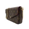 圖片 Louis Vuitton Pochette Felicie 字花帆布鍊帶斜揹/手拿包(M81896-咖)