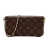 圖片 Louis Vuitton Pochette Felicie 字花帆布鍊帶斜揹/手拿包(M81896-咖)