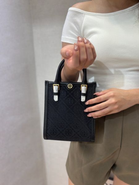 圖片 Tory Burch T monogram黑色提花琴譜包