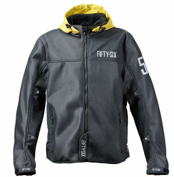 圖片 56DESIGN COLOR HOODIE MESH JACKET 黃灰 艷色網眼透氣外套 防摔衣