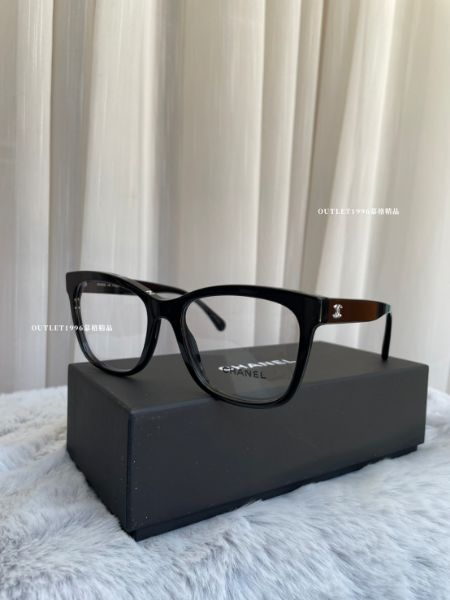 圖片 Chanel 字體方形平光鏡