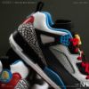 NICEDAY 現貨 Nike Jordan Spizike Low SE Obama 歐巴馬 特殊款 爆裂紋 黑白 白黑藍 IM7425-004