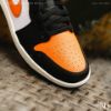 NICEDAY 現貨 NIKE AIR JORDAN 1 扣碎 黑白橘 橘黑 低筒 男鞋 553558-081