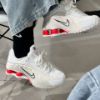 NICEDAY 現貨 Nike Shox R4 White Picante Red 紅白 奶油白 復古 氣墊 緩震 減震桶 女鞋 AR3565-103