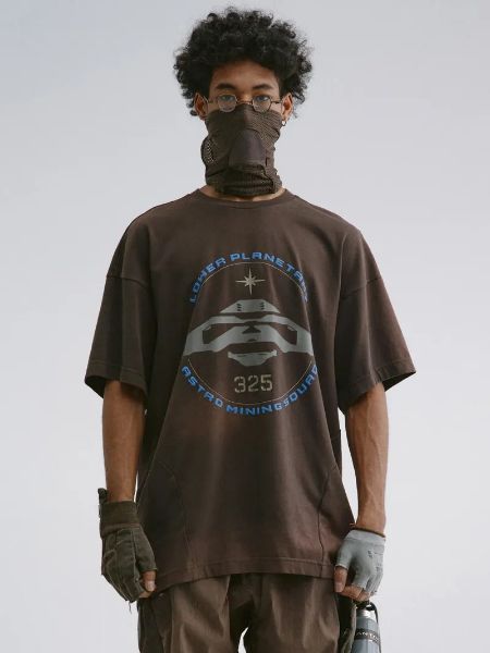 【Focus Store】Hamcus SS25 DUSZEN LPUUS / Interstellar Frisbee Sport Tee - Relaxed SM00925-1(SB)