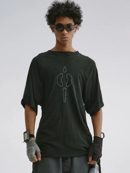 【Focus Store】Hamcus SS25 DUSZEN AMS / Miner's Reversible Work Tee XM00425-2(BK)	