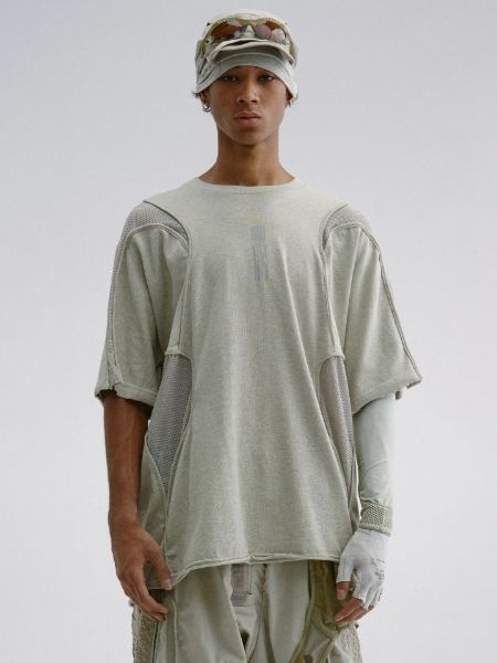 【Focus Store】 Hamcus SS25 DUSZEN SCARS / Hive Hybrid Construction Tee  UM00325-1(SG)