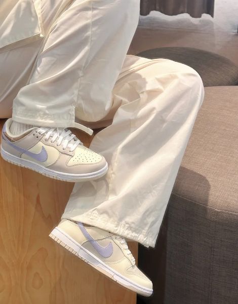 圖片 KTQ STORE 現貨 Nike Dunk Low "Camo Ankle" 鴛鴦奶茶 米灰 淺紫 ih7354-101	