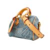 圖片 Louis Vuitton Speedy 18 格紋牛仔布手提斜背二用包(N40682-牛仔藍)