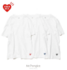 圖片 𝐌𝐫.𝐏𝐚𝐧𝐠𝐤𝐚©現貨❤️HUMAN MADE 3PACK T-SHIRT 素T 小愛心 三件一包 白色 素面短T 短T