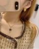 圖片 Chanel 黑金 炫彩星星 雙c項鍊