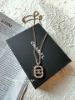 圖片 Chanel 珍珠水鑽 鏤空雙c項鍊 長度可調節、簡約大氣好駕馭