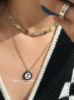 圖片 Chanel 黑白鈕扣cc項鍊