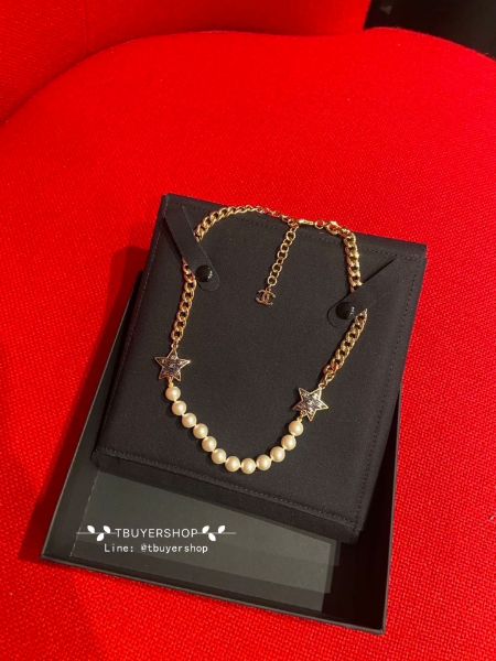 圖片 Chanel 星星拼珍珠雙c項鍊 choker 太美啦