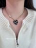 圖片 Chanel 黑金字母love愛心星星 項鍊