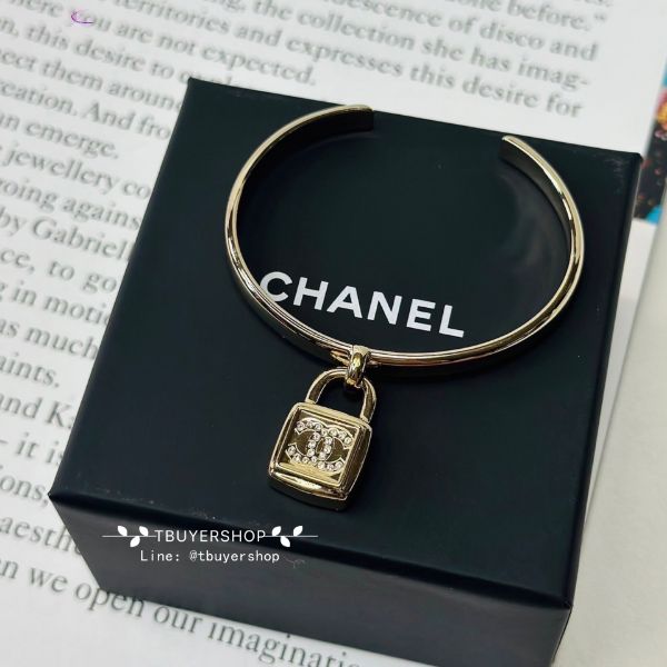 圖片 Chanel 鎖頭🔒雙c手鐲