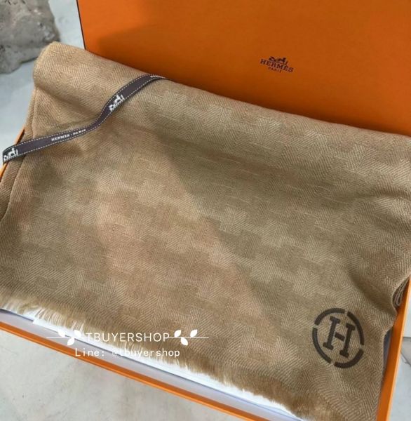 圖片 Hermes 尼泊爾 100%羊絨 圍巾🧣男女都合適 尺寸40X180