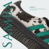 NICEDAY 代購 Adidas Samba LT 薄荷綠 黑白 紋路 翻蓋 馬鬃毛 休閒鞋 愛迪達 男女同款 JS3930